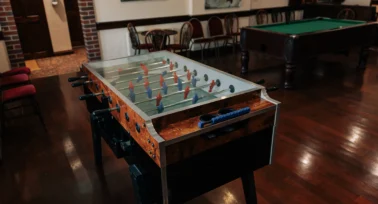 table tennis in the games room